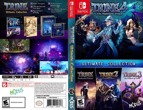 Trine: Ultimate Collection (Trine 1, 2, 3 and 4) : NintendoSwitchBoxArt