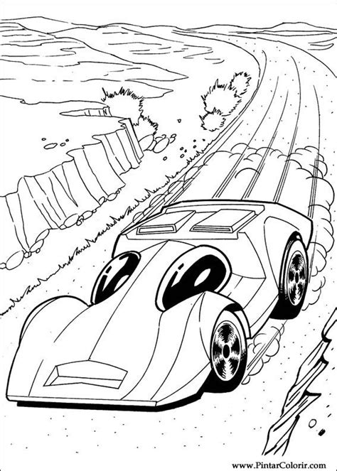 Desenhos Para Pintar E Colorir Hot Wheels Imprimir Desenho 019