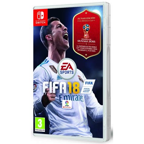 FIFA 18 SWITCH JUEGO FÍSICO + DESCARGA FIFA WORLD CUP RUSSIA 2018 NINTENDO
