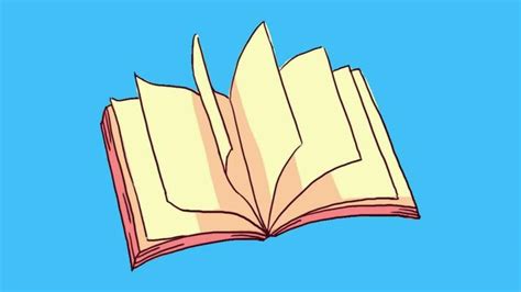 Book Opening Animation Stock Video Footage for Free Download