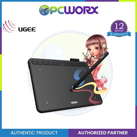 Ugee S640 Portable Drawing Tablet with 10 Shortcut Keys, 6.5x4 inch ...