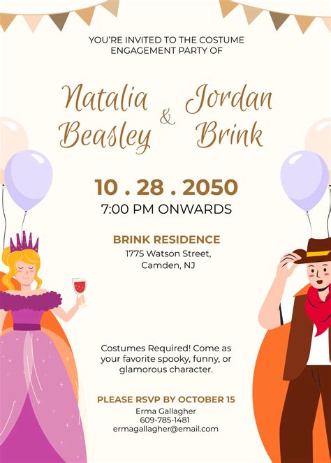 engagement costume for men