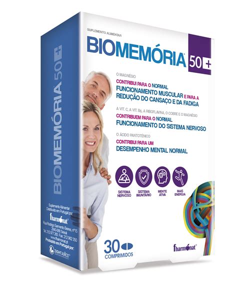BIOMEMÓRIA 50+ COMPRIMIDOS | FITBEN - The best supplements online