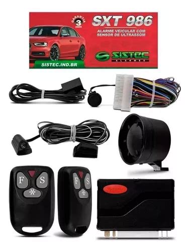 Alarme Automotivo Sistec Sxt Universal C Controles Frete Gr Tis