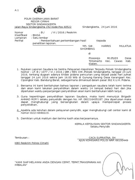 Pdf Sp2hp Baru Gunungkarang Dokumentips