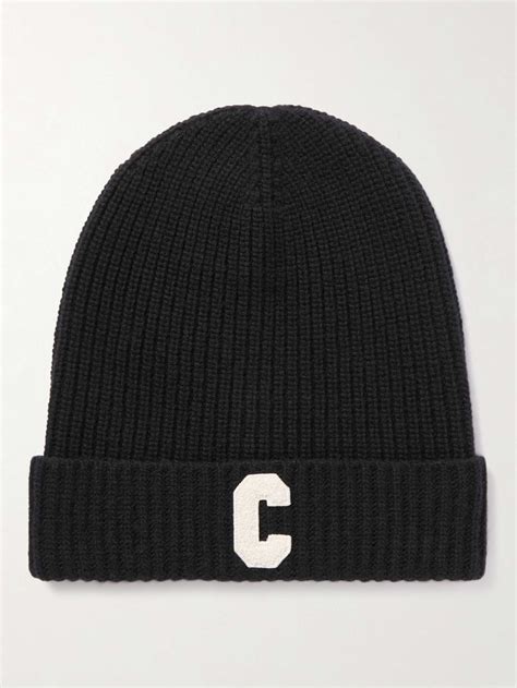 Celine Unisex Street Style Knit Hats Knitted Hats Wool Beanie Celine