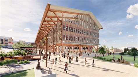 unique   timber    academic building nab  murdoch