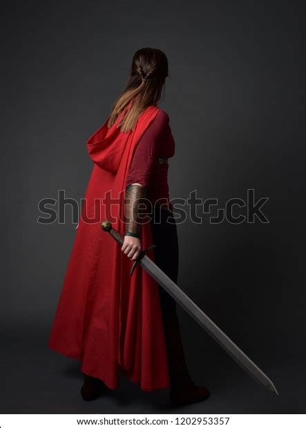 Full Length Portrait Brunette Girl Wearing Stock Photo Shutterstock