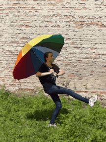 Rainbow Umbrella Girl (Animated GIF) by Feuerlocke on DeviantArt