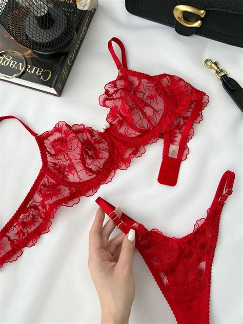 Floral Lace Underwire Lingerie Set Artofit