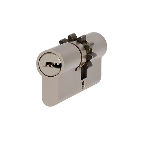 En High Security Profile Toothed Gear Brass Door Lock Cylinder