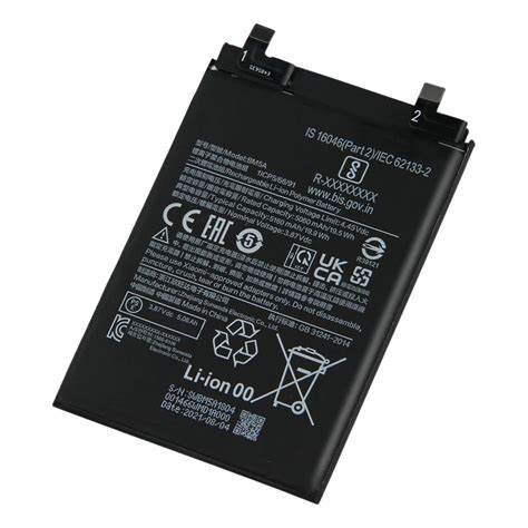 Bm5a 5160 Mah Li Polymer Battery Replacement For Xiaomi Redmi Note 11