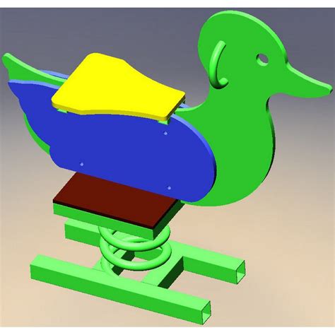 Детская качеля-качалка на пружине "Уточка". Качели пружинка детские ...