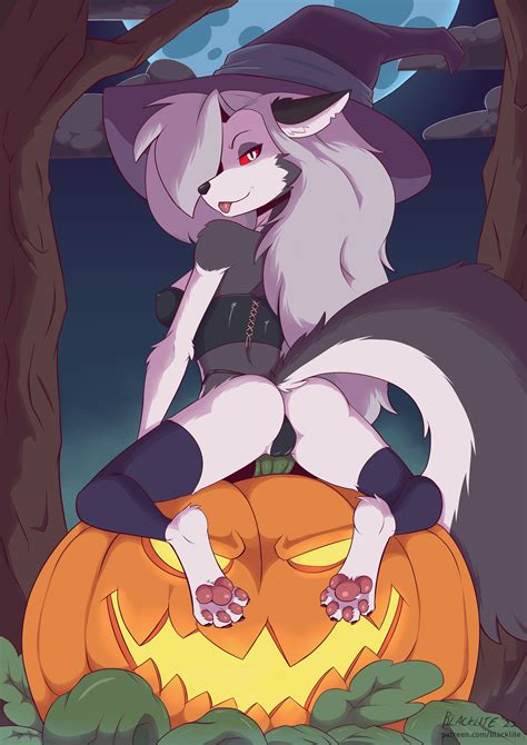 October Pinup Witchy Loona By Blacklite Hentai Foundry