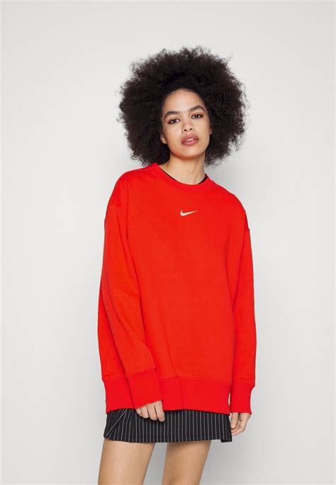 Nike Sportswear Crew Sweatshirt Picante Red Rot Zalando Ch