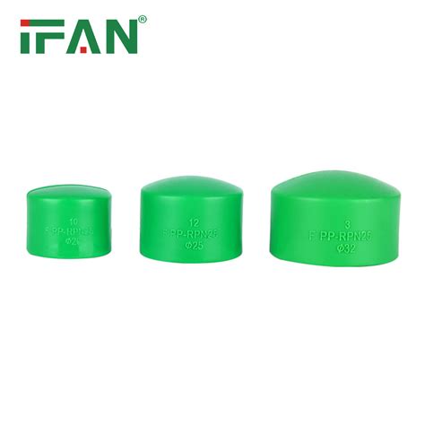 Ifan Factory Direct 20mm Plastic End Cap Ppr Fittings Ppr Tube Fitting