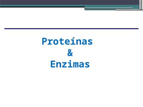 PPTX Proteínas Enzimas São polímeros cujas unidades constituintes