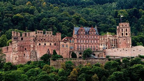 Heidelberg Castle Heidelberger Schloss Fortress Historically Baden