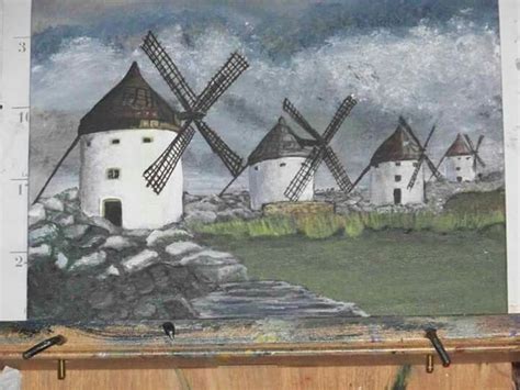 Windmills | Painting, Windmill, Art