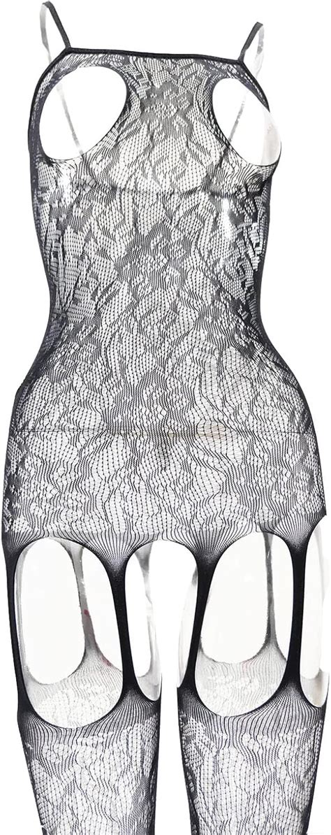 Amazon chu U chu Lingerie Collection グラマラスボディストッキング G 020 ブラック chu U chu チューチュ レオタードボディ