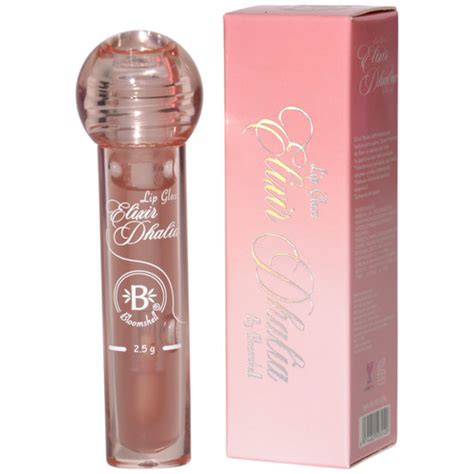 Lip Oil Elixir Dhalia Tono Nude Bloomshell Blbg Nube Rosa
