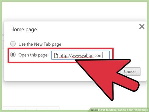 5 Ways To Make Yahoo Your Homepage Wikihow