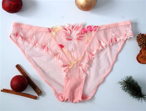 Lace Lingerie Set Cherry Lingerie Pink Lingerie Gift For Etsy