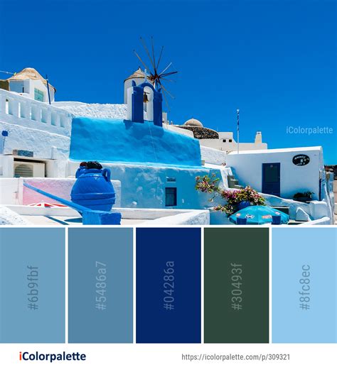 color palette ideas  blue sky azure image icolorpalette