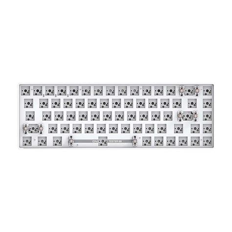 Promo Mechanical Keyboard Diy Kit Hot Swappable Shaft Base Axis For Windows Pc White White