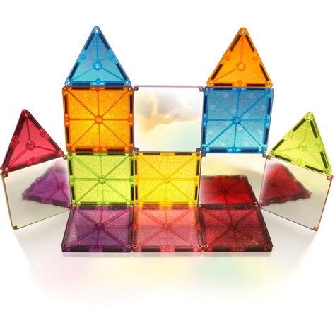 Magna Tiles® Stardust 15 Piece Set Magnetic Building Sets