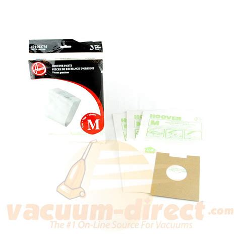 Hoover Type M Canister Vacuum Bags 3 Pack 4010037m Vacuum Direct