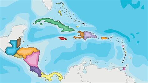 Map Of Central American Countries Stepmap Central America Countries