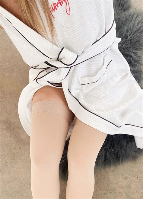 Mama Sox Nude Maternity Thigh High Compression Stockings