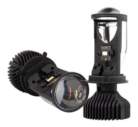 Kit H4 Mini Proyector Bi Led Alta Y Baja Lupas Mebuscar México