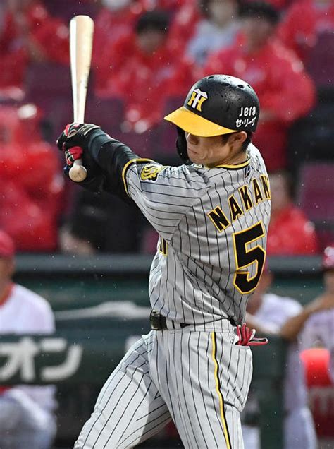 【阪神】中野拓夢6試合連続安打、最多安打争いトップ中日岡林に肉薄も「まだ意識してない」 プロ野球 日刊スポーツ