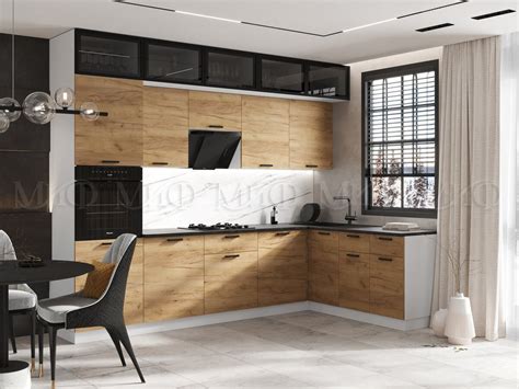 Кухня "Рио New" ЛДСП 3.0х1.8 - МиФ / МиФ