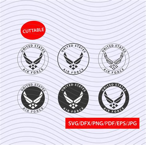 U S Air Force Svg Files United States U S Air Force Svg Etsy