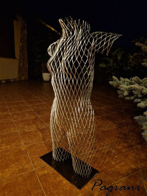 Handmade Metal Art Life Size Torso Sculpture Female Bust Large Woman Model Statue Nude Torso