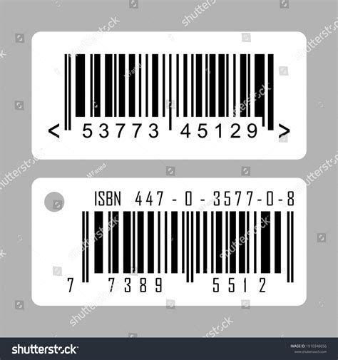 vector design  barcodes white box stock vector royalty