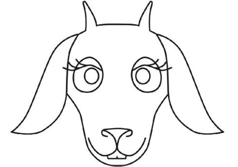 Goat Face Template ClipArt Best