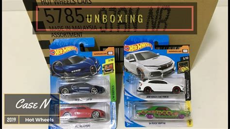 Unboxing Hot Wheels Case N 2019 Short Card Case YouTube