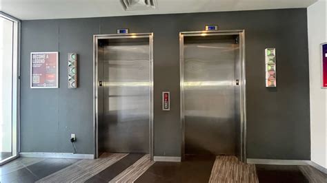 Epic Motor Tyssenkrupp Signa Hydraulic Elevators At Dave Busters