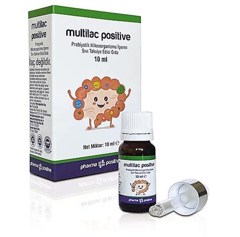 Multilac Positive Probiyotik 10 ml Fiyatları, Özellikleri ve Yorumları ...