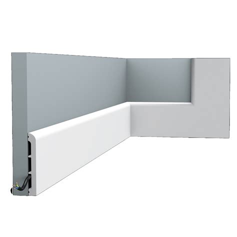 Battiscopa SX184 RAL 9003 Bianco Di Sicurezza ORAC DECOR Leroy Merlin