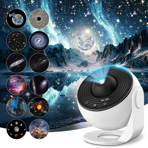 Mexllex Galaxy Projector Light With Film Discs Planetarium Star