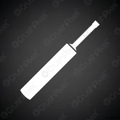 Cricket Bat Icon Stock Vector 3083874 Crushpixel