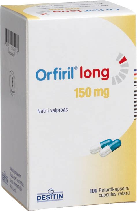 Orfiril Long 150 Retard Kapseln 150mg 100 Stück in der Adler Apotheke