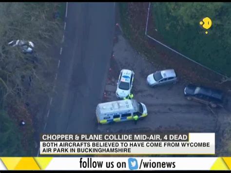 Chopper Plane Collide Mid Air Dead World News