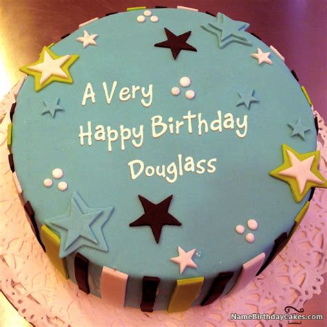 happy birthday douglass cakes cards wishes
