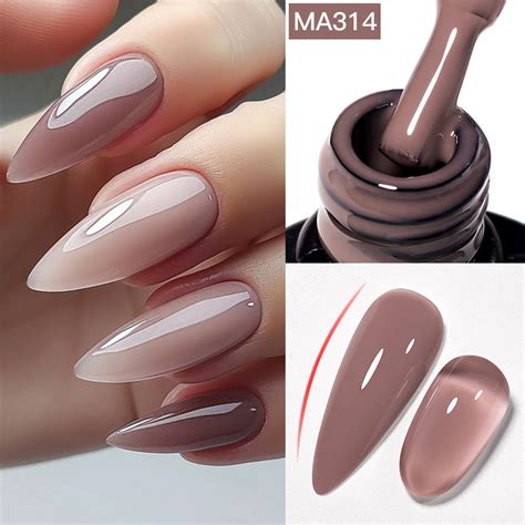 Meet Across Rubber Base Gel Semi Permanent Milky Nude Pink Soak Off Gel Nail Polish Ml Shopee